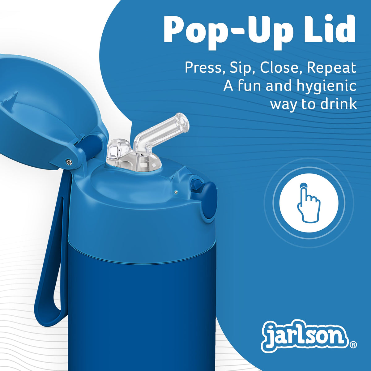 Jarlson Charli blue bottle ideal for school and sports