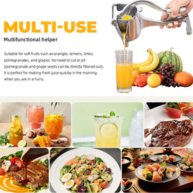 JASISS juice outlet with V-shaped spout for clean pours.
