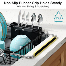 JASIWAY fits in small kitchens and RVs, offering flexible over-sink drainage