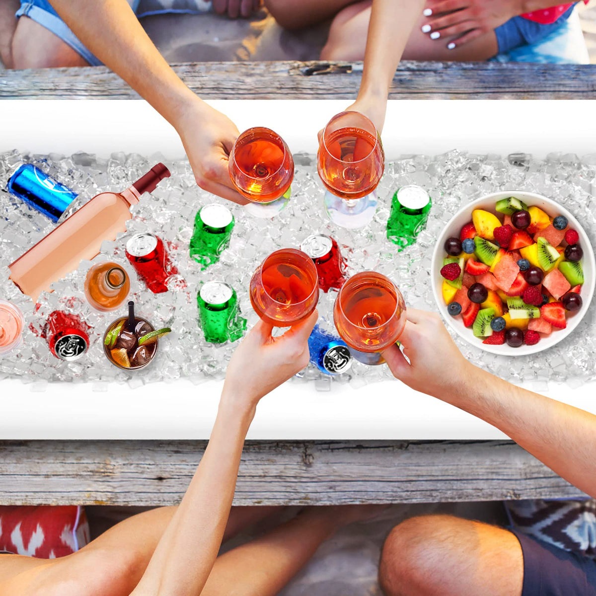 Jasonwell inflatable bar set up indoors or outdoors for versatile entertaining