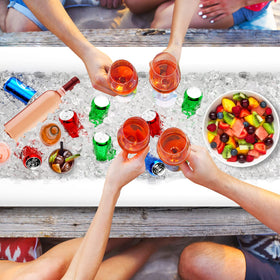 Jasonwell inflatable bar set up indoors or outdoors for versatile entertaining