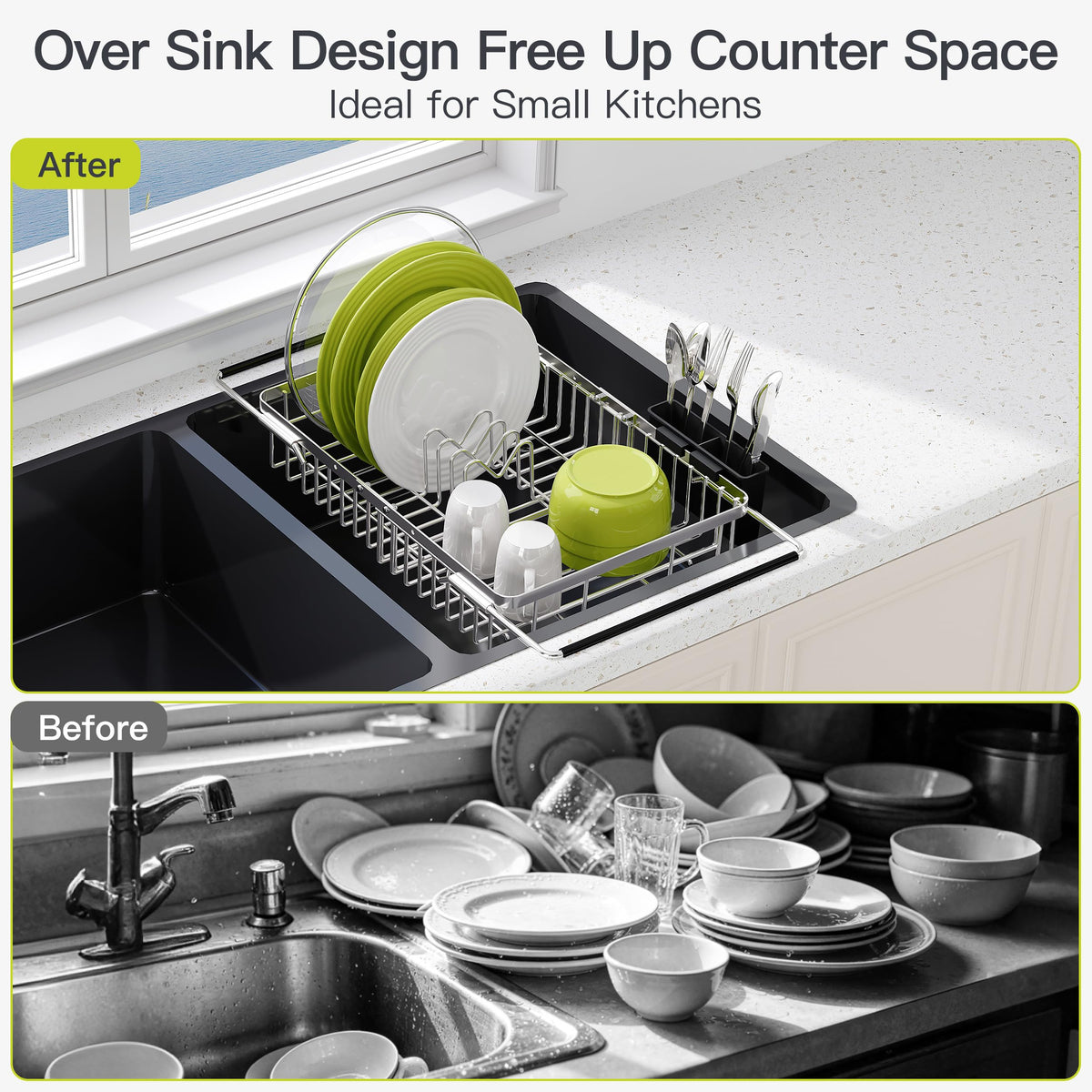 JASIWAY stainless steel drying rack shows rust-proof durability.