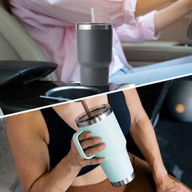JaunniQir anti-overflow rubber ring helps prevent spills.