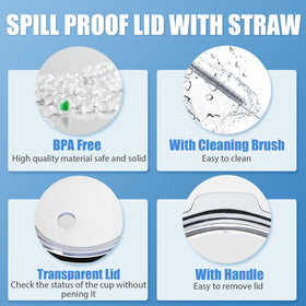 JaunniQir Rambler 26oz replacement cover with spill-proof seal.