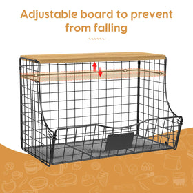 Jautokerdar potato and onion storage bin keeps produce organized