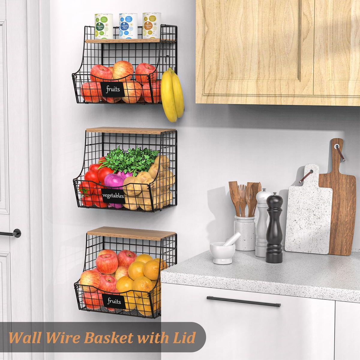 Jautokerdar wall mount and stackable design saves kitchen space.