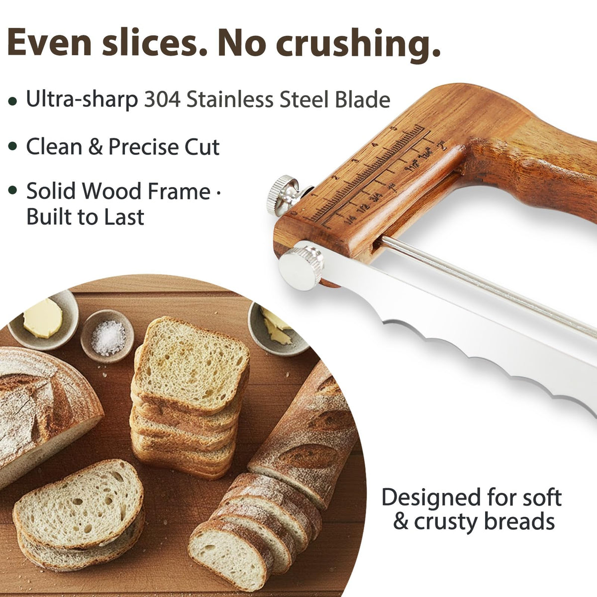 Jawanfu wooden frame and ergonomic handle for comfortable cutting sessions