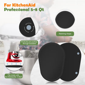 JAYOBGO sliding tray on the counter keeps the mixer accessible and organized