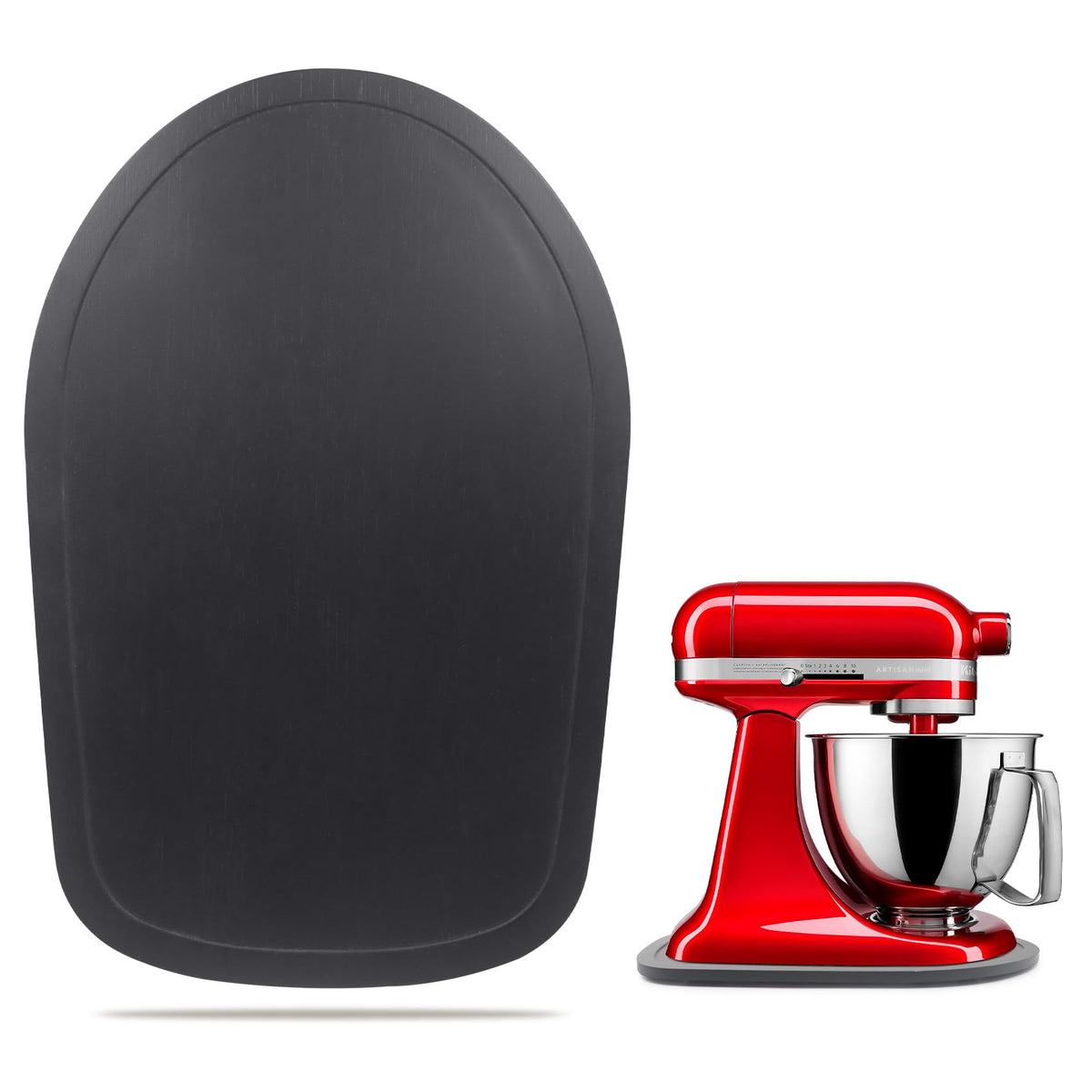 Jayobgo kitchen organization with the slider mat simplifies storage and access.