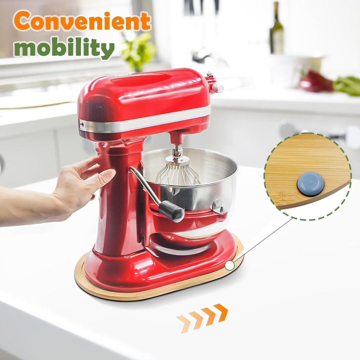 JAYOBGO ideal for corners or low cabinets — maximizes counter space.