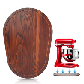JAYOBGO brown tray blends with most kitchen decors.