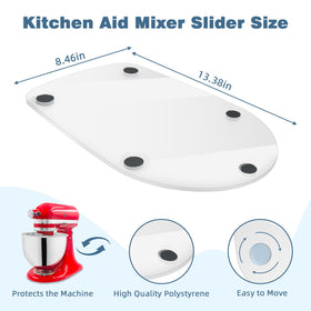 Jayobgo slider mat designed for KitchenAid Artisan tilt-head bases for snug slide