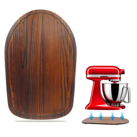 JAYOBGO mixer slider mat on a KitchenAid tilt-head for easy movement.