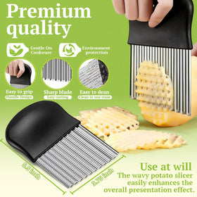JAYVAR Crinkle Cutter boosts kitchen creativity with versatile slicing options