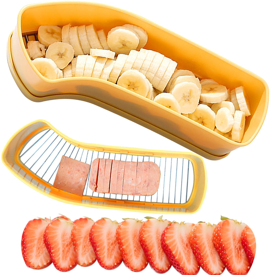 JAYVAR Extra Large Banana Slicer for quick, uniform banana slices