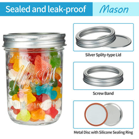 Jazb food-storage jar 16oz keeps leftovers fresh and organized