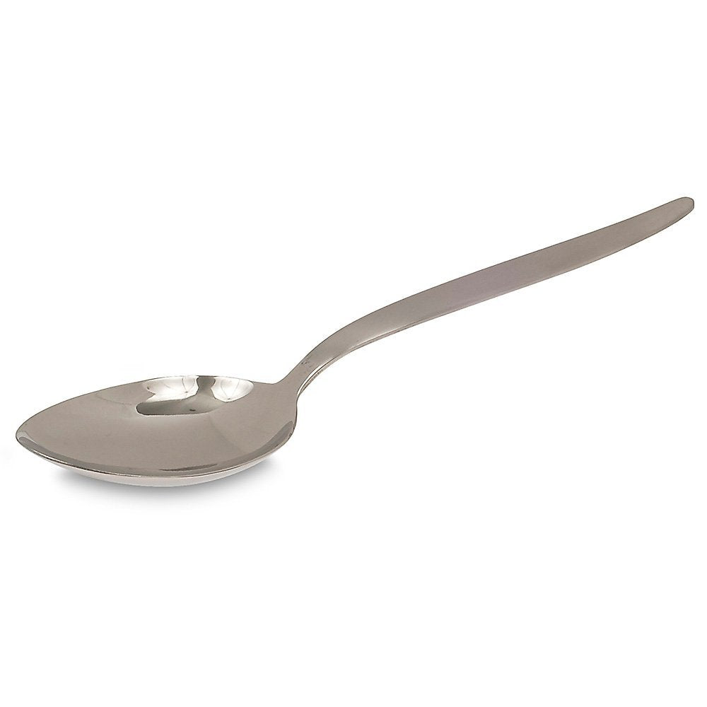 JB Prince Gray Kunz sauce spoon nine-inch length for versatile kitchen tasks.