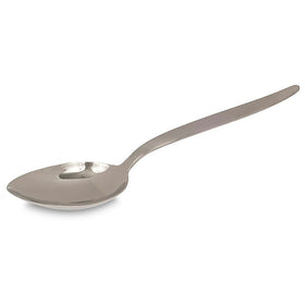 JB Prince Gray Kunz sauce spoon nine-inch length for versatile kitchen tasks.