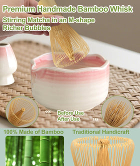 JBER ceramic bowl 17oz highlights a spacious interior for comfortable whisking sessions.