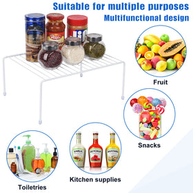 JBESUHI shelf shows a decluttered pantry with visible items for grab and go use