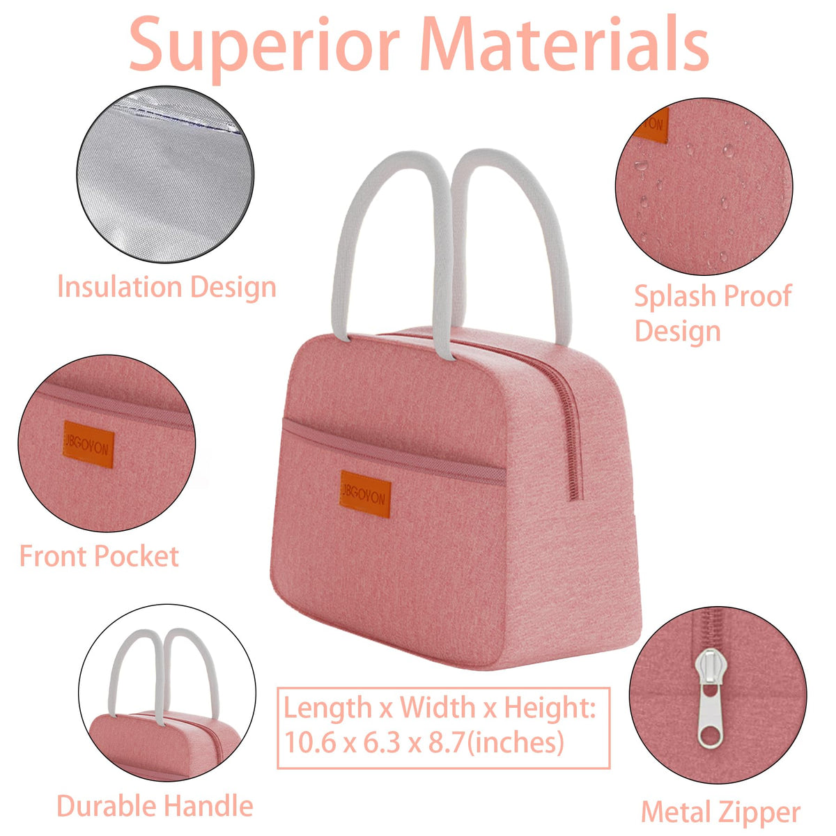 JBGOYON BPA-free materials ensure safe meal prep.