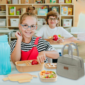 JBGOYON dishwasher-safe lunch ware containers simplify cleanup after busy days.