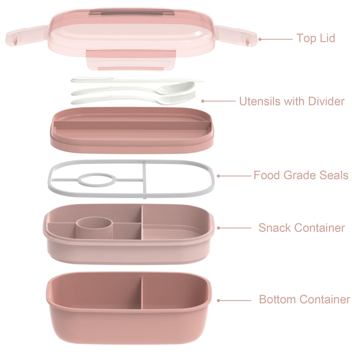 JBGOYON insulated lunch bag keeps food warm or cool for hours.