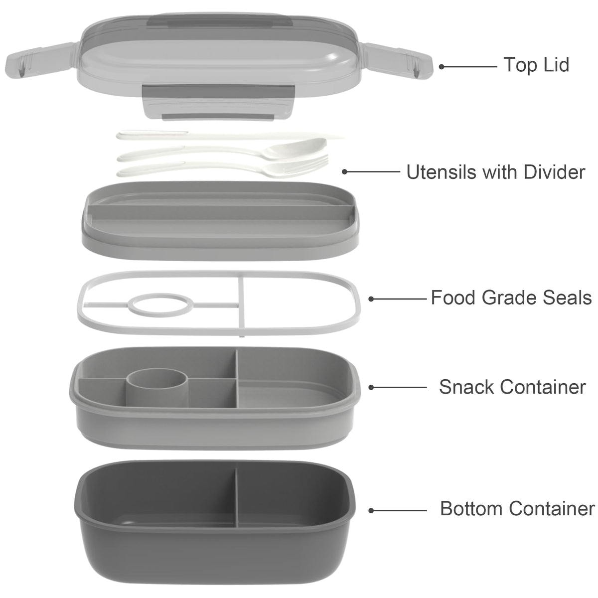 JBGOYON insulated lunch bag keeps meals warm or cool.