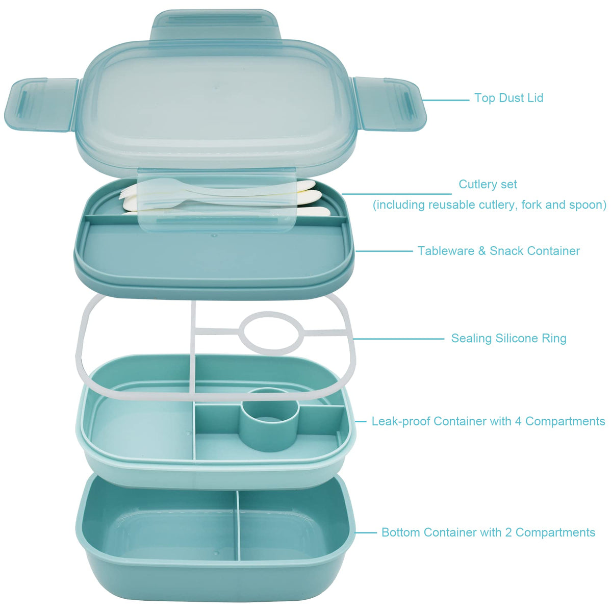 JBGOYON insulated lunch bag preserves temperature for hot or cold meals