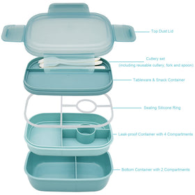 JBGOYON insulated lunch bag preserves temperature for hot or cold meals