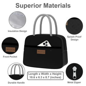 JBGOYON snack bag complements the lunch kit for snacks.