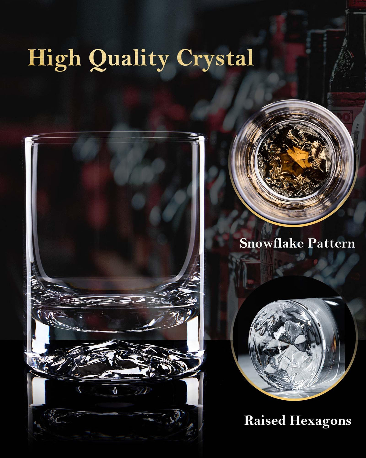 JBHO crystal clear 12oz rocks glass shows vibrant color for cocktails.