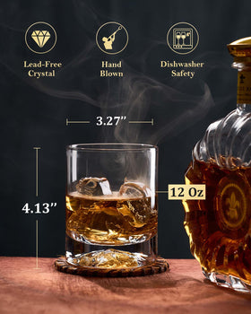 JBHO elegant bar-top presentation elevates upscale home or restaurant settings.