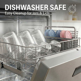 JBHO stackable design saves fridge space while keeping snacks organized.