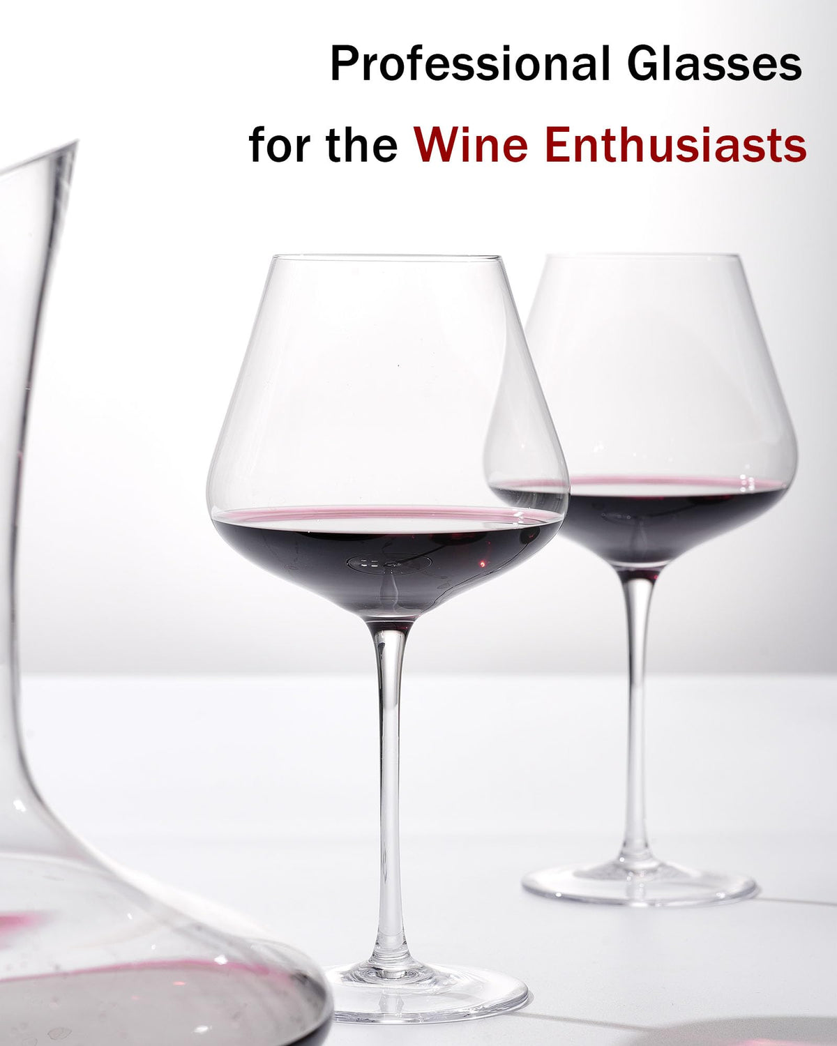 Gift-packaged JBHO wine glasses add a refined touch to celebrations.