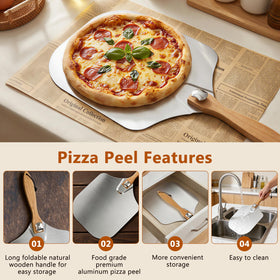 JCAEH perforated 14-inch pan for extra airflow and crispy crusts.