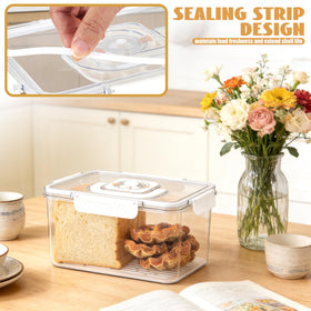 Date mark on Jcmymall bread box helps plan bread usage efficiently