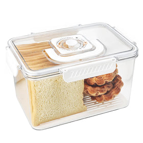 Jcmymall bread box lid dial for easy storage date tracking and freshness