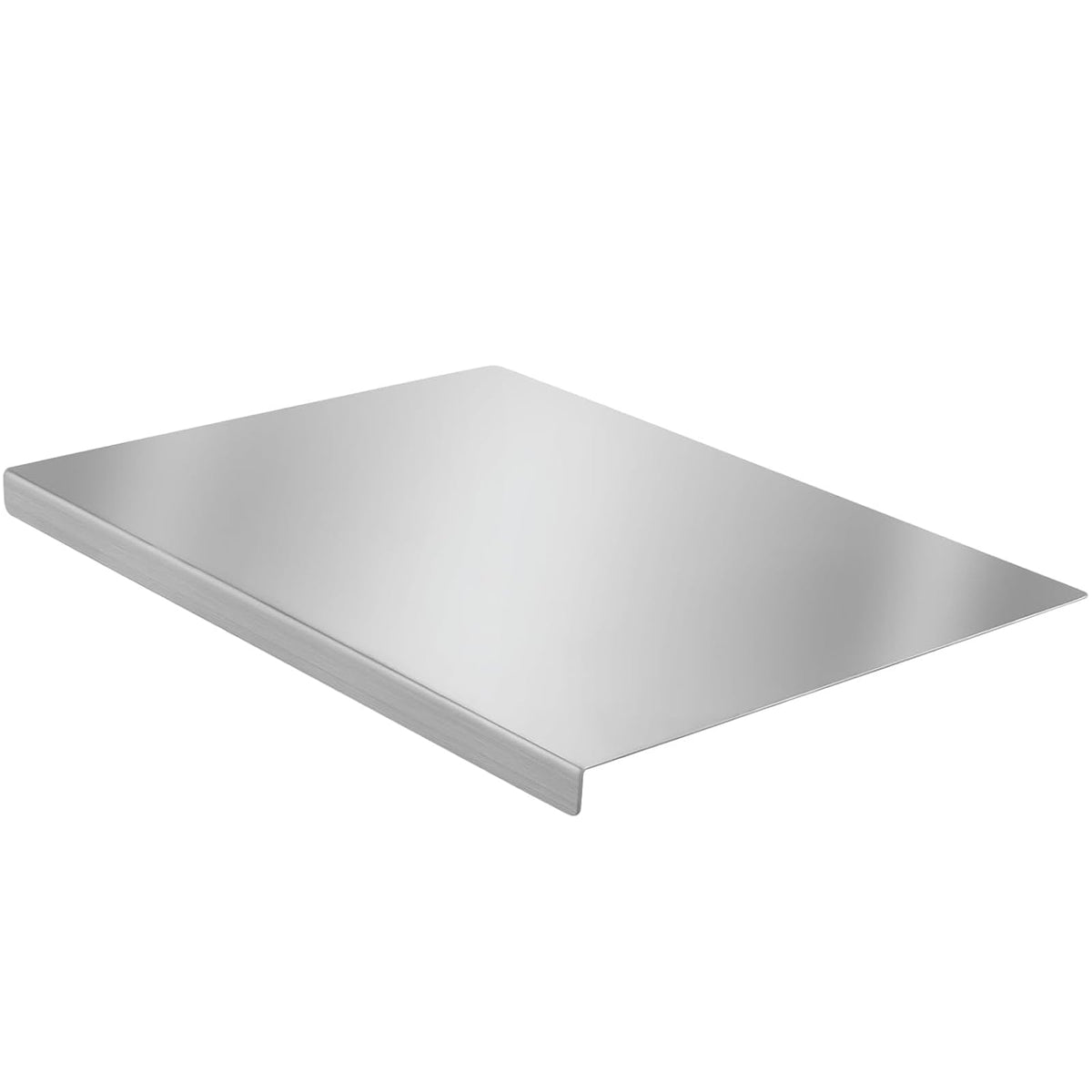 Jcwto cutting board with lip, top view, stable prep surface for precise slicing.