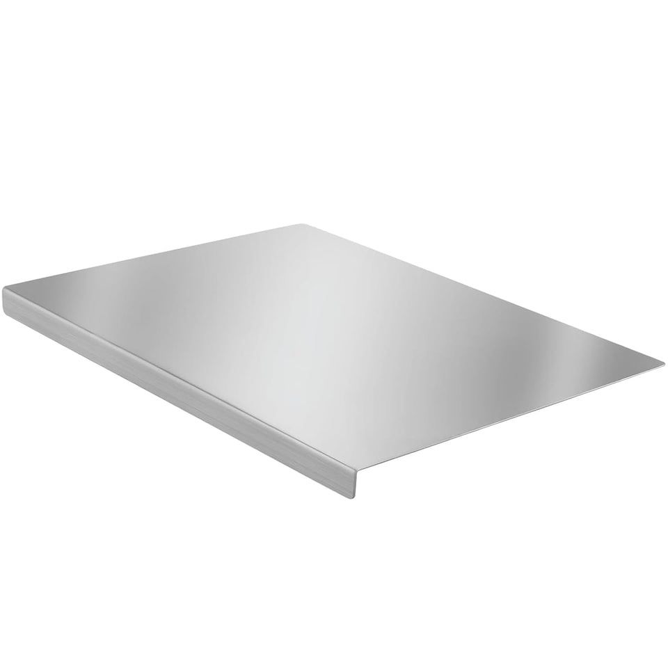 Jcwto cutting board with lip, top view, stable prep surface for precise slicing.