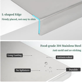 Jcwto heavy-duty board resists temperatures and frequent cleaning for busy kitchens.