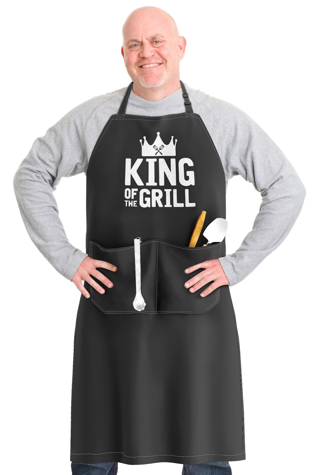 JDNFYGX Christmas gift idea apron designed for men who cook.