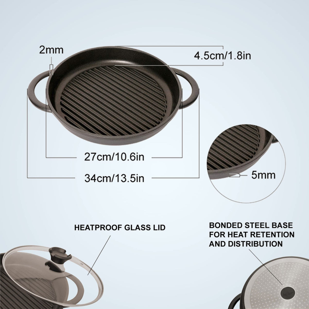 Jean-Patrique The Whatever Pan oven-friendly design finishes meals in the oven