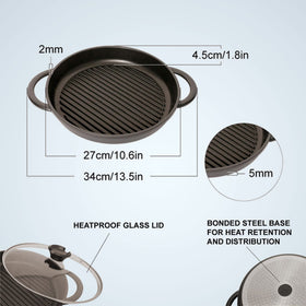Jean-Patrique The Whatever Pan oven-friendly design finishes meals in the oven