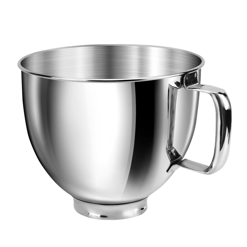 JEASOM 5QT mixing bowl with handle and clasp for easy pouring