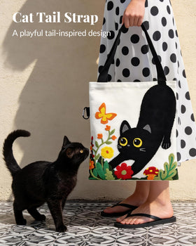Jeasona tote side D-ring for attaching charms or accessories.