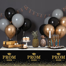 Jectivs pack of 3 tablecloths, convenient party supplies for graduation.