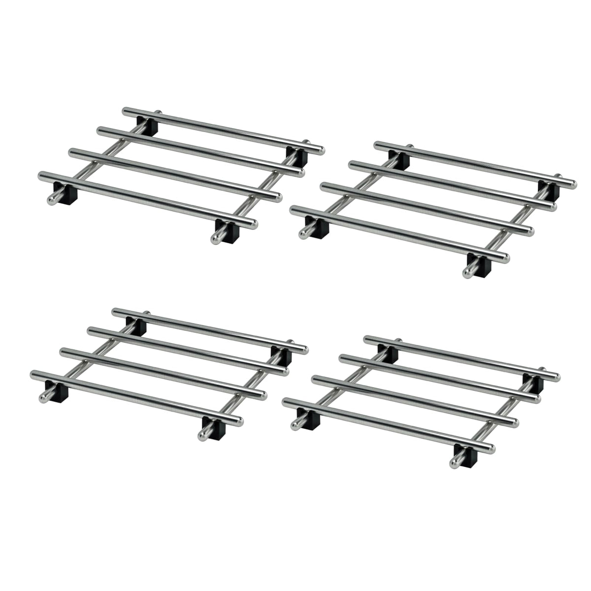 JEEATCN stainless steel trivet 7x7 protects countertops from heat and spills