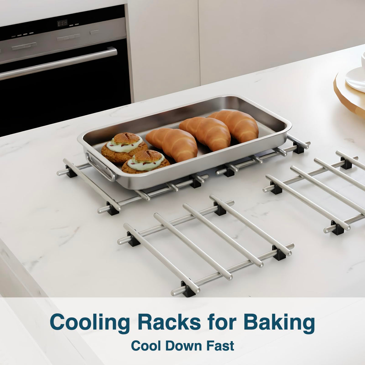 JEEATCN trivet compact and portable for camping trips