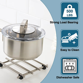 JEEATCN trivet under hot pots and pans for reliable protection